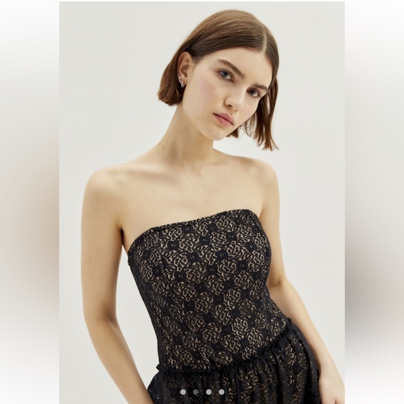 NWT Urban Outfitters Lace Maxi Dress - Picture 2 of 5